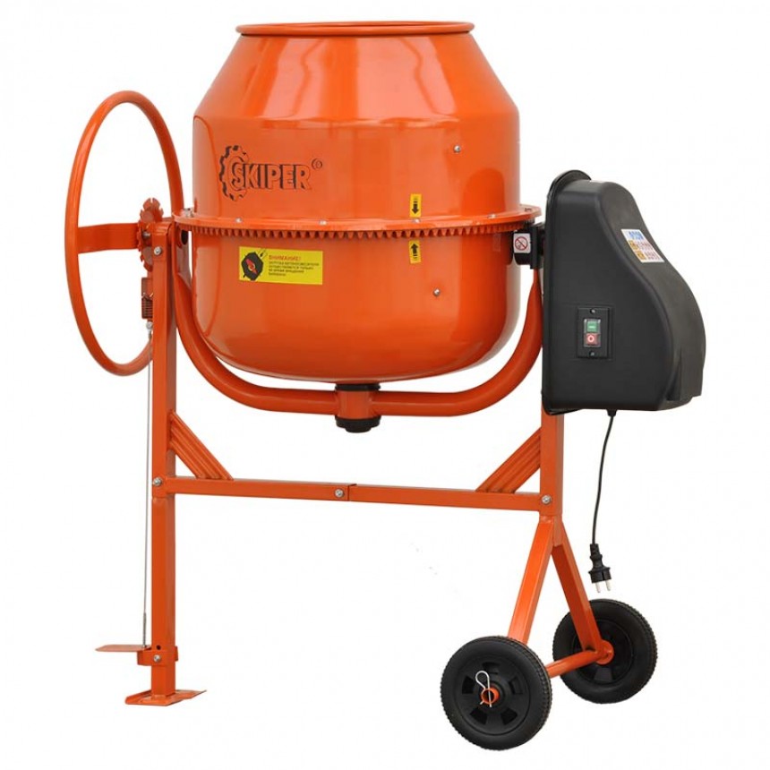 Бетоносмеситель SKIPER X-180 (180л., 1100Вт., 220В)