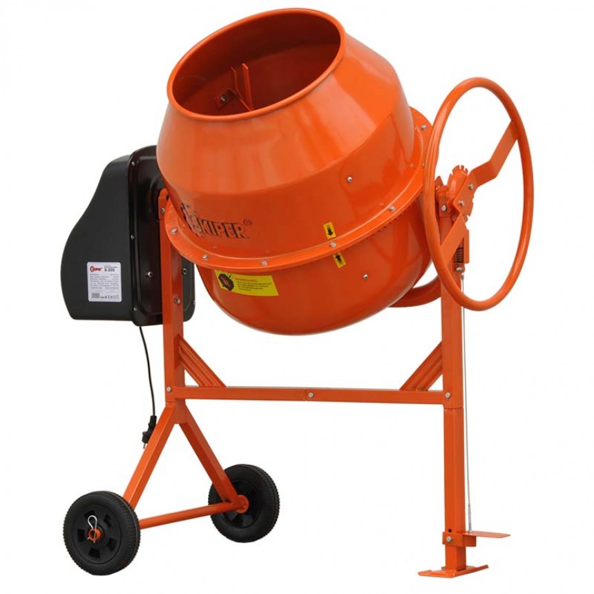Бетоносмеситель SKIPER X-180 (180л., 1100Вт., 220В)